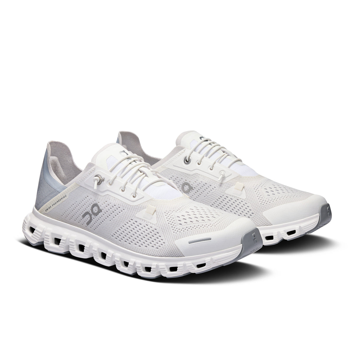 On Cloud 6 Coast - Women's in White / Glacier - view 6
