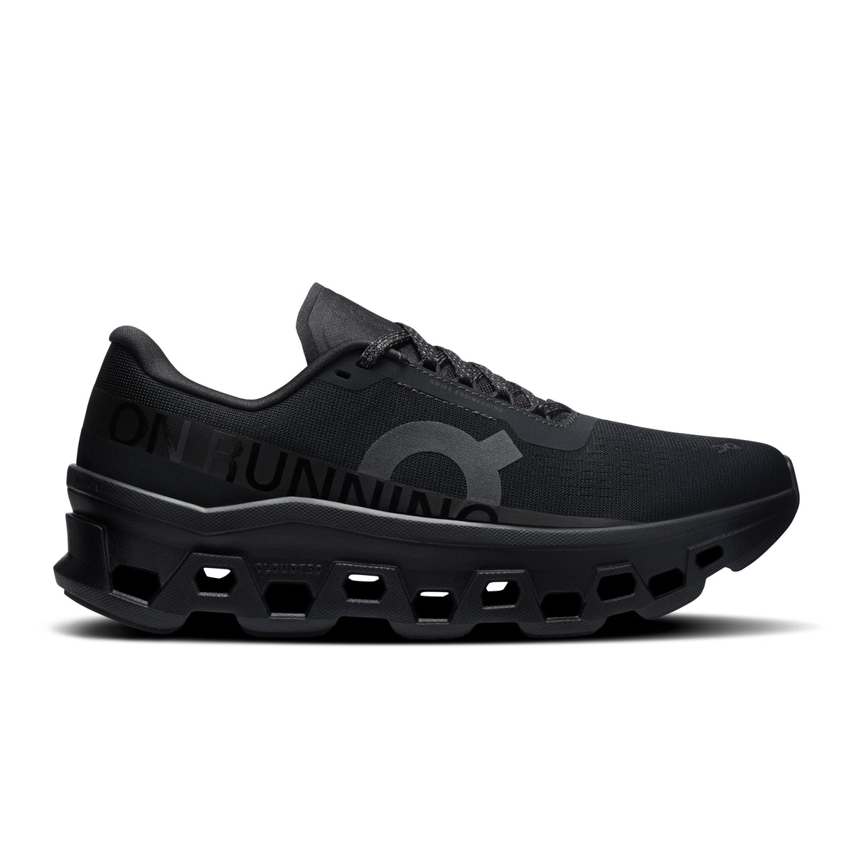 On Cloudmonster 1 - Women's in Black / Black - primary view