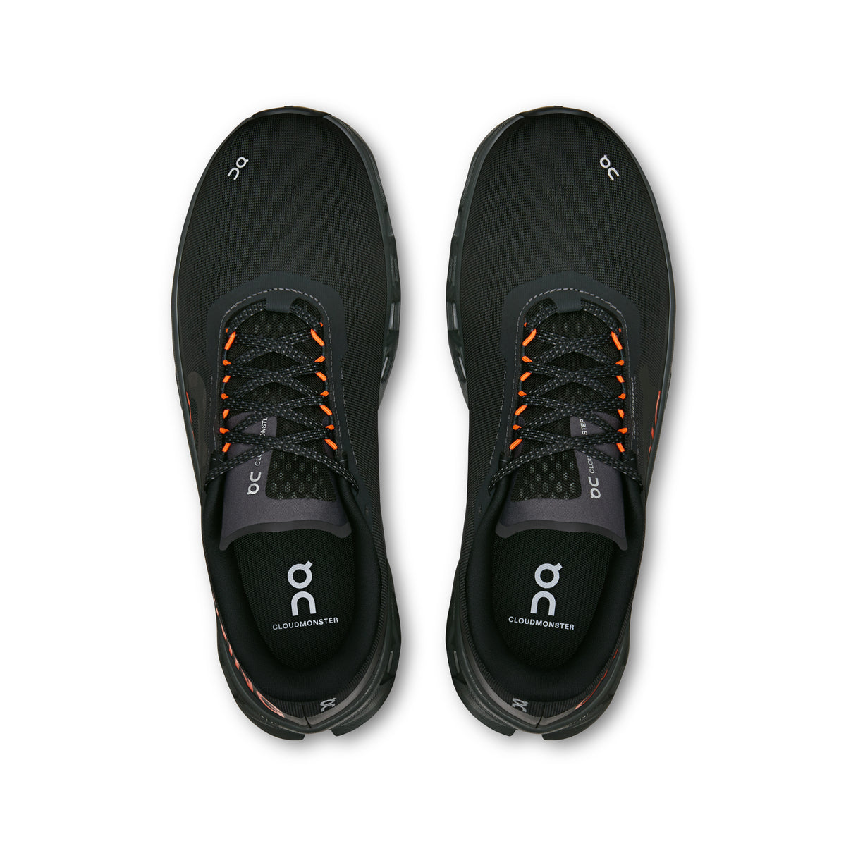 On Cloudmonster 1 - Men's - Limited Edition Black / Black in Black / Eclipse - view 2