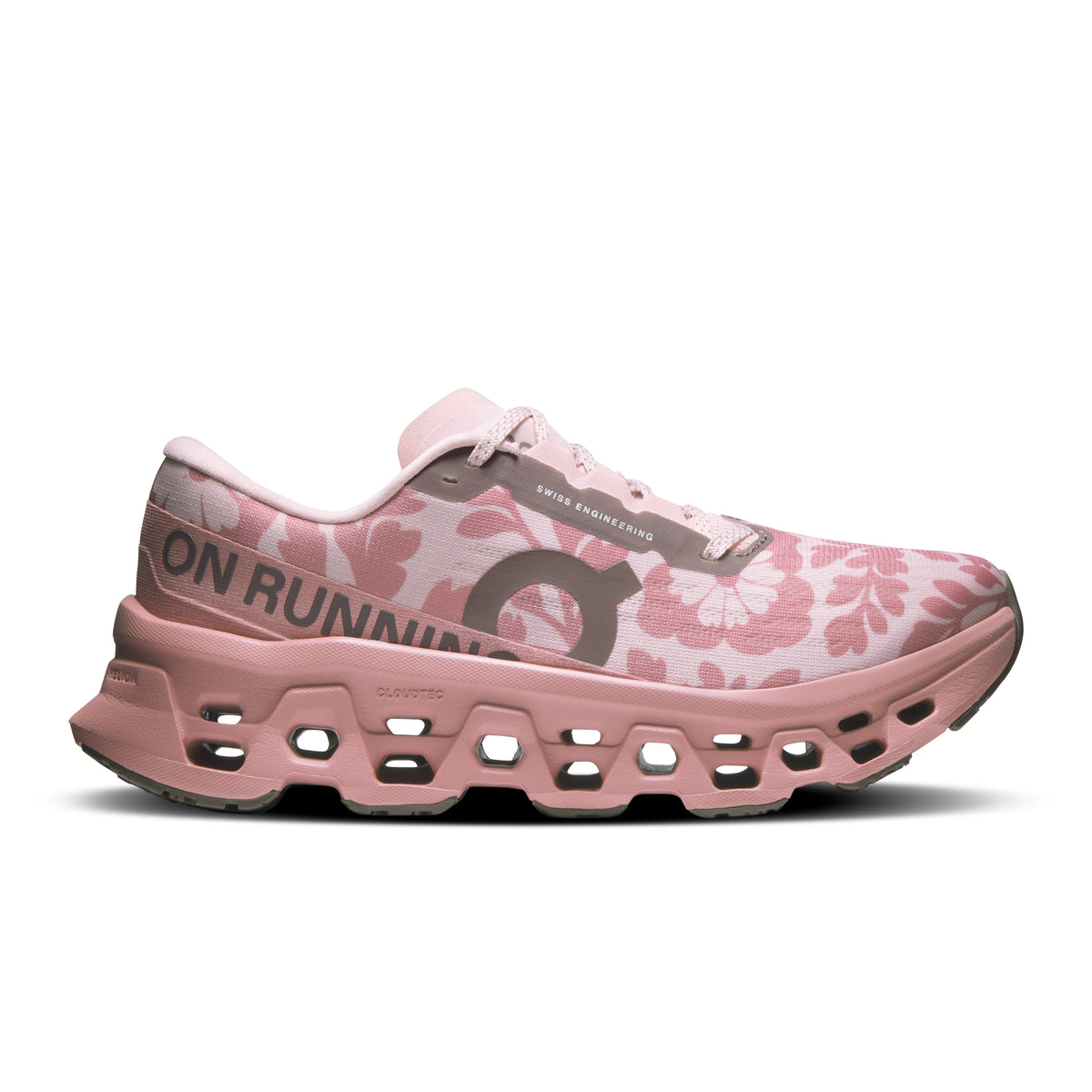 On Cloudmonster 3 FP Movement - Women's in Dustrose / Doe - primary view