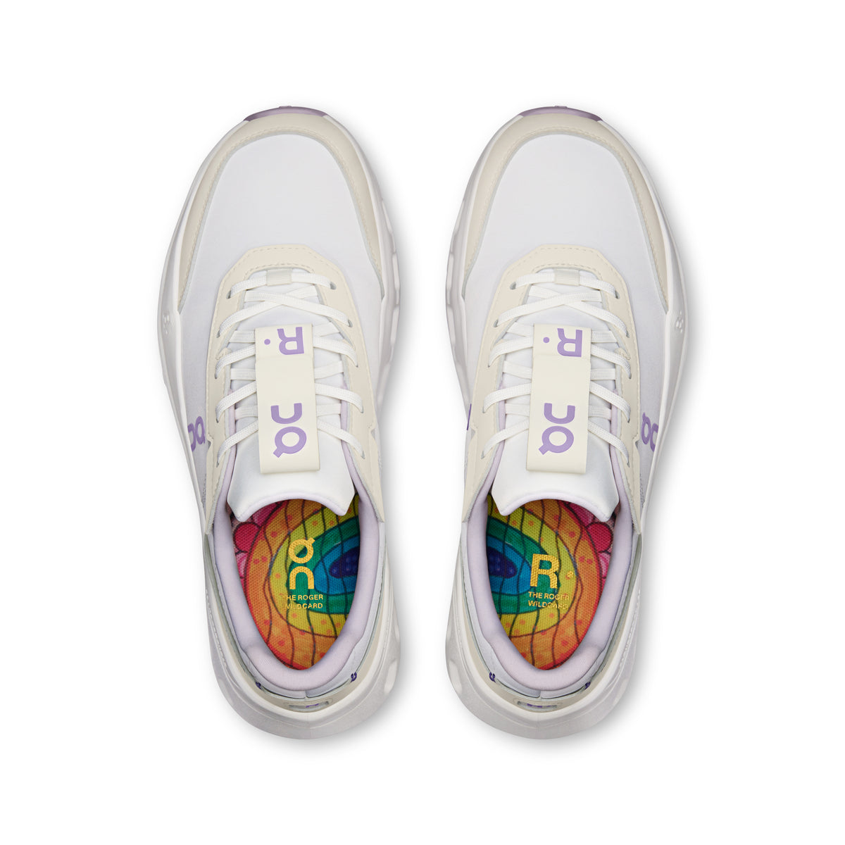On THE ROGER Wildcard - Women's in Ivory / Orchid - view 2
