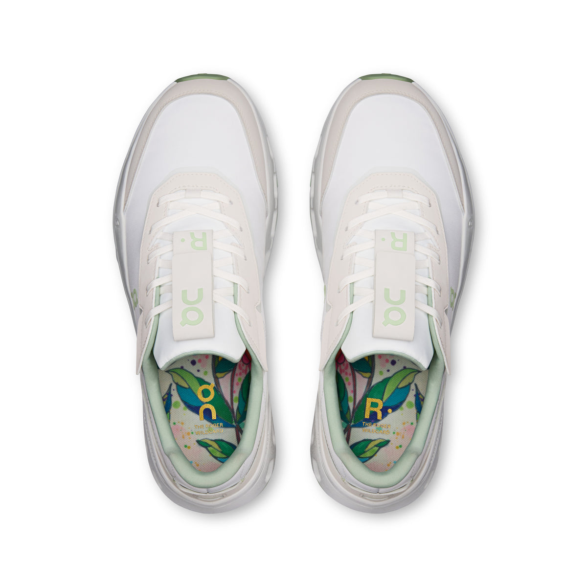 On THE ROGER Wildcard - Men's in White / Sage - view 2