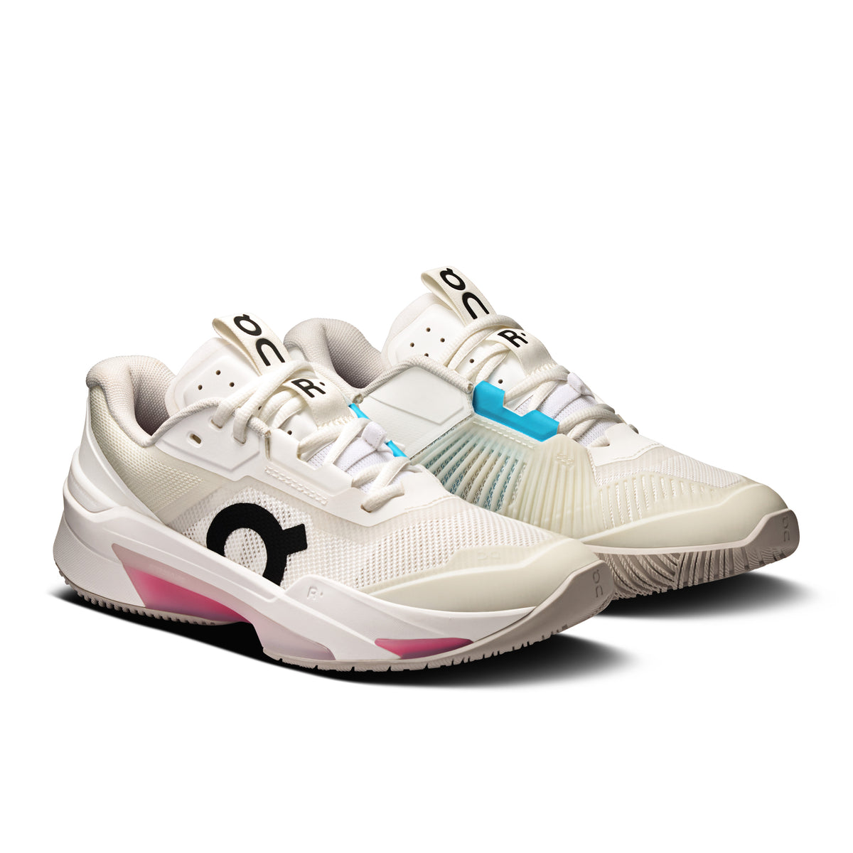 On THE ROGER Pro Fire - Women's in White / Pink - view 6