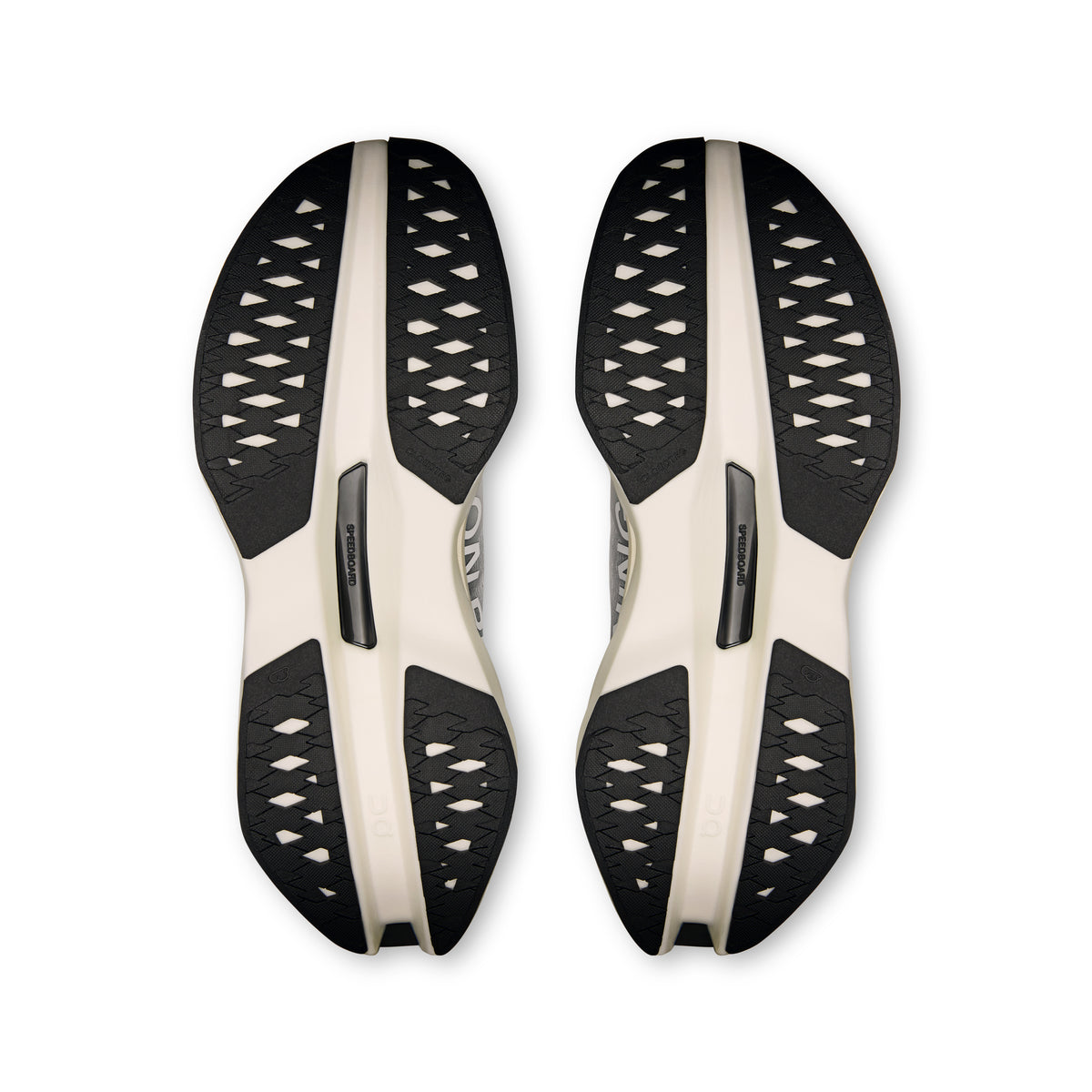 On Cloudboom Max - Men's in White / Black - view 3