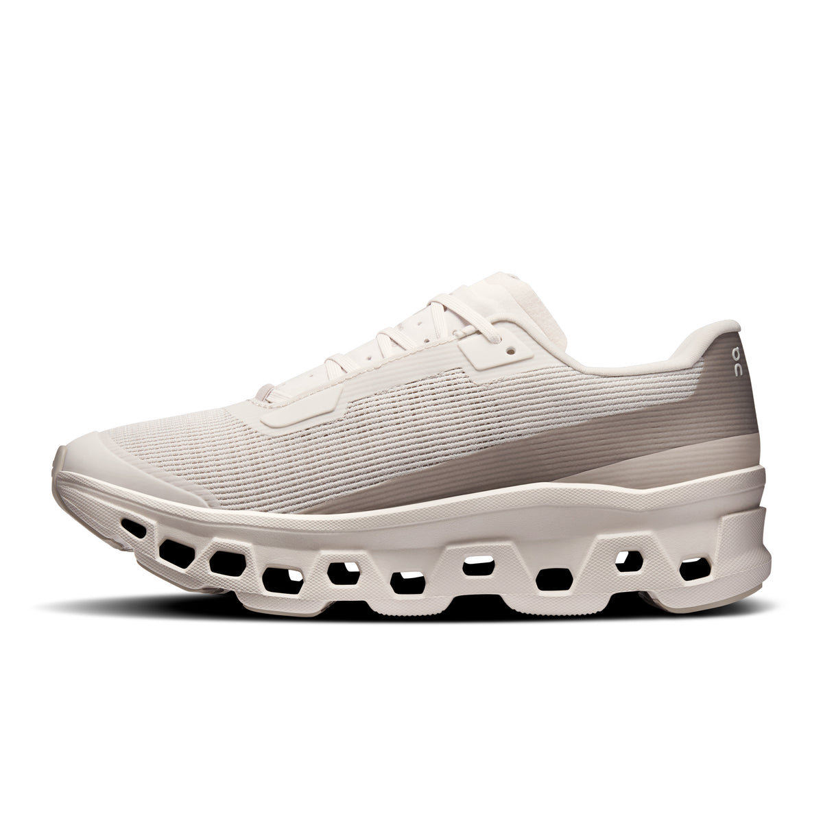 On Cloudmonster Void - Women's - Limited Edition Pearl / Desert in Pearl / Desert - view 4