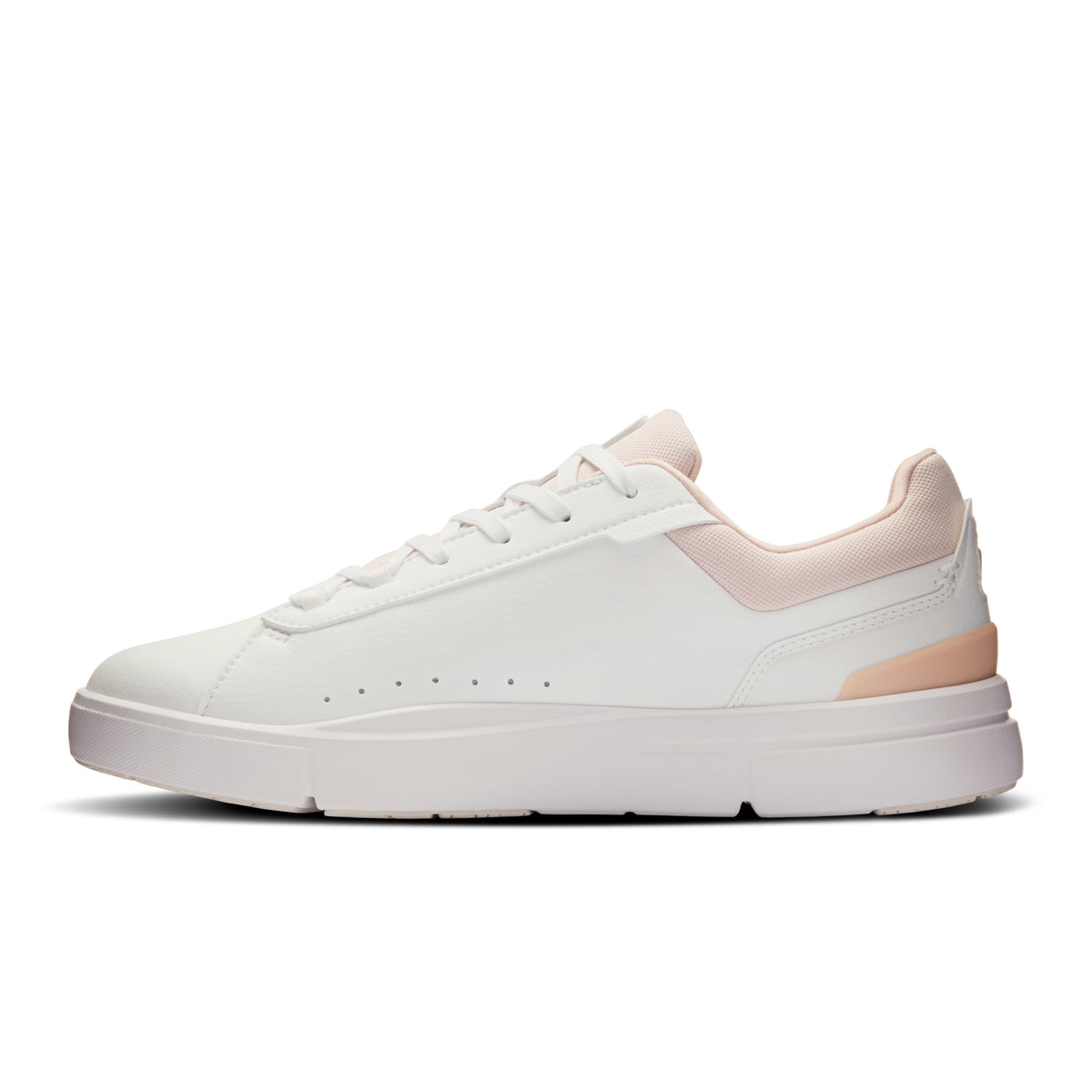 On THE ROGER Advantage - Women's in White / Rosehip - view 4