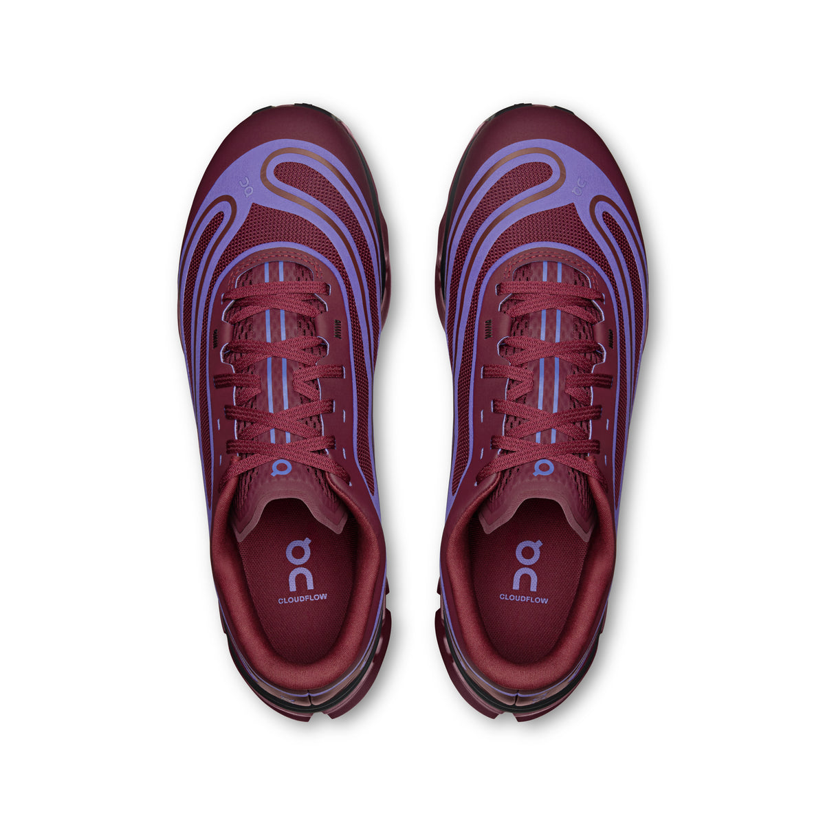 On Cloudflow 5 AD - Men's in Maroon / Tyrian - view 2