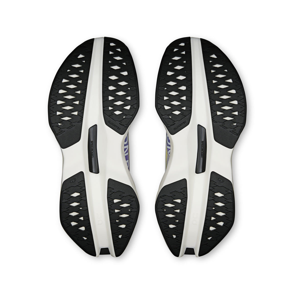 On Cloudboom Max - Women's in White / Juniper - view 3