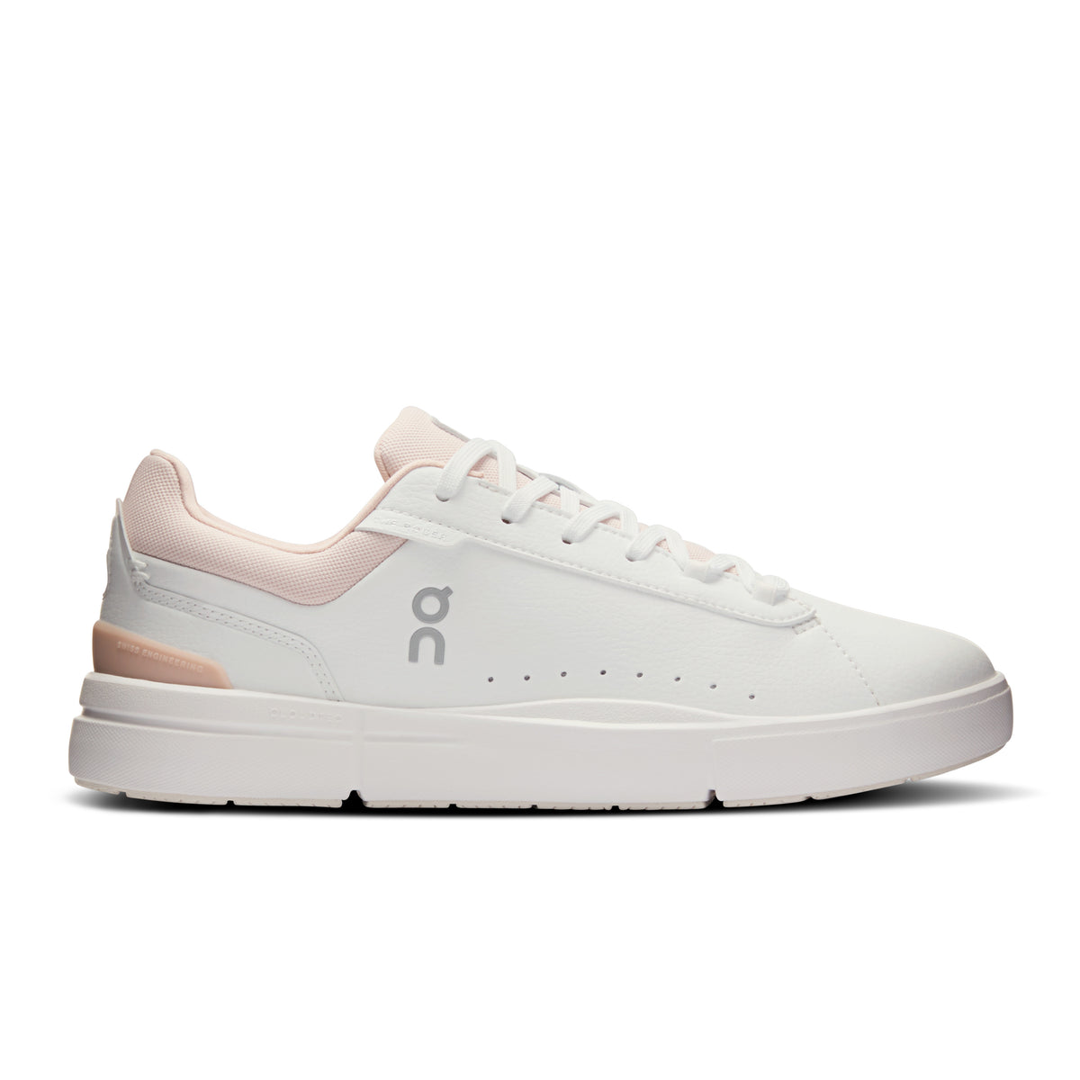 On THE ROGER Advantage - Women's in White / Rosehip - primary view