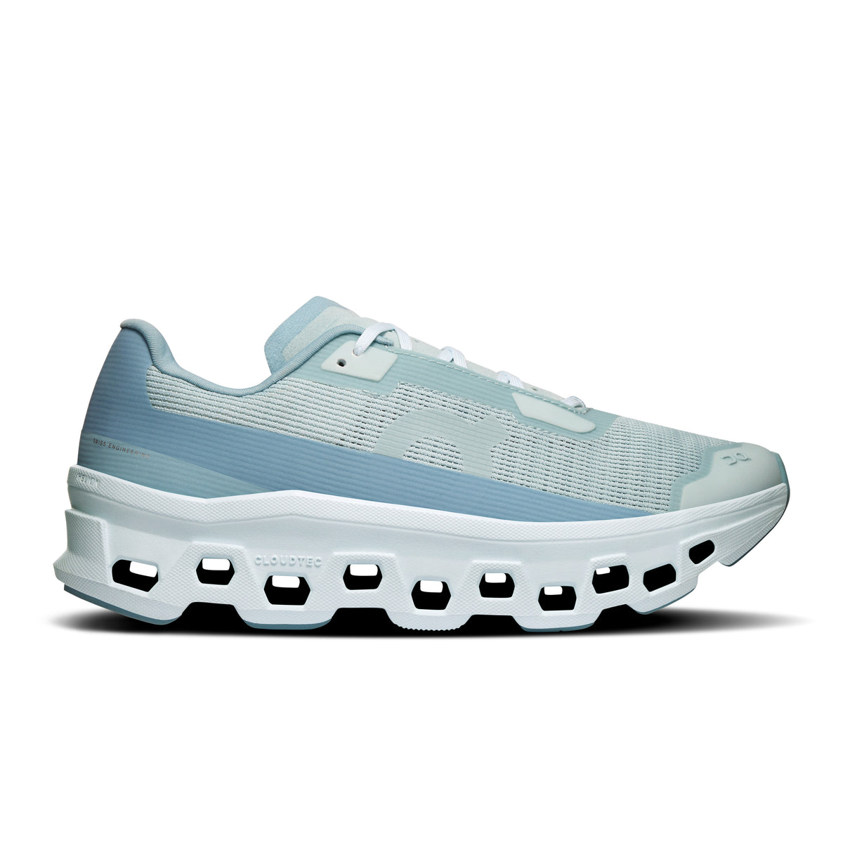 On Cloudmonster Void - Women's - Limited Edition Ivory / Doe in Brook / Iceberg - primary view