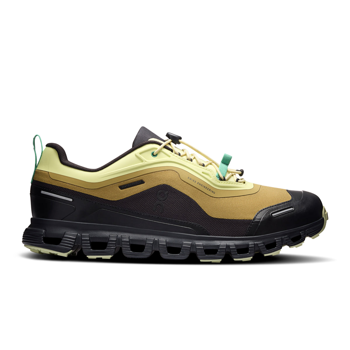 On Cloud 6 Geo Waterproof - Men's in Limelight / Safari - primary view