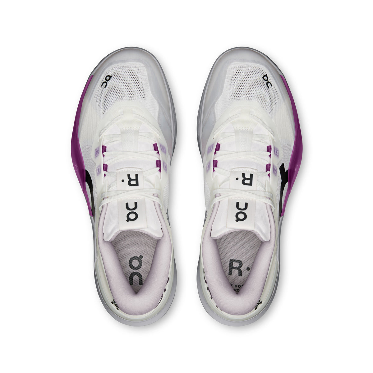 On THE ROGER Pro 3 - Women's in White / Muscadine - view 2