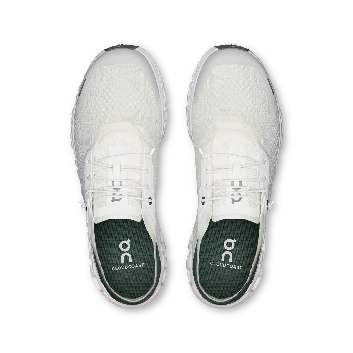 On Cloud 6 Coast - Men's in Ivory / Olive - view 2