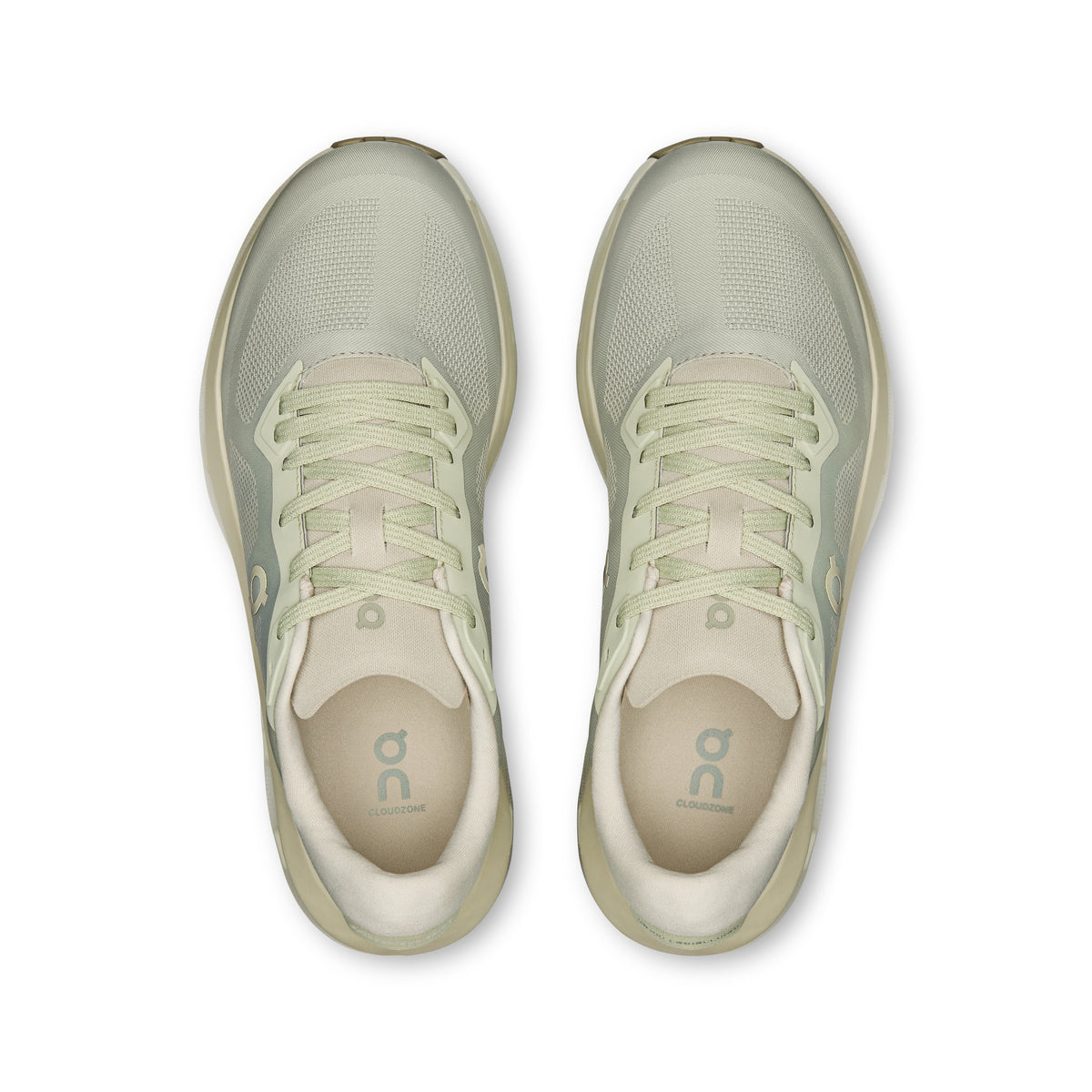 On Cloudzone - Women's in Chalk / Pelican - view 2