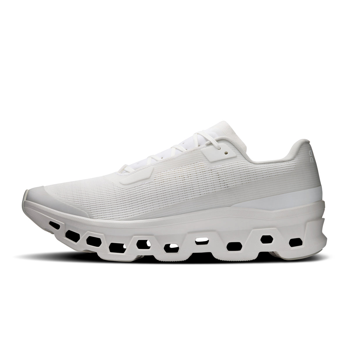 On Cloudmonster Void - Men's in White / White - view 4
