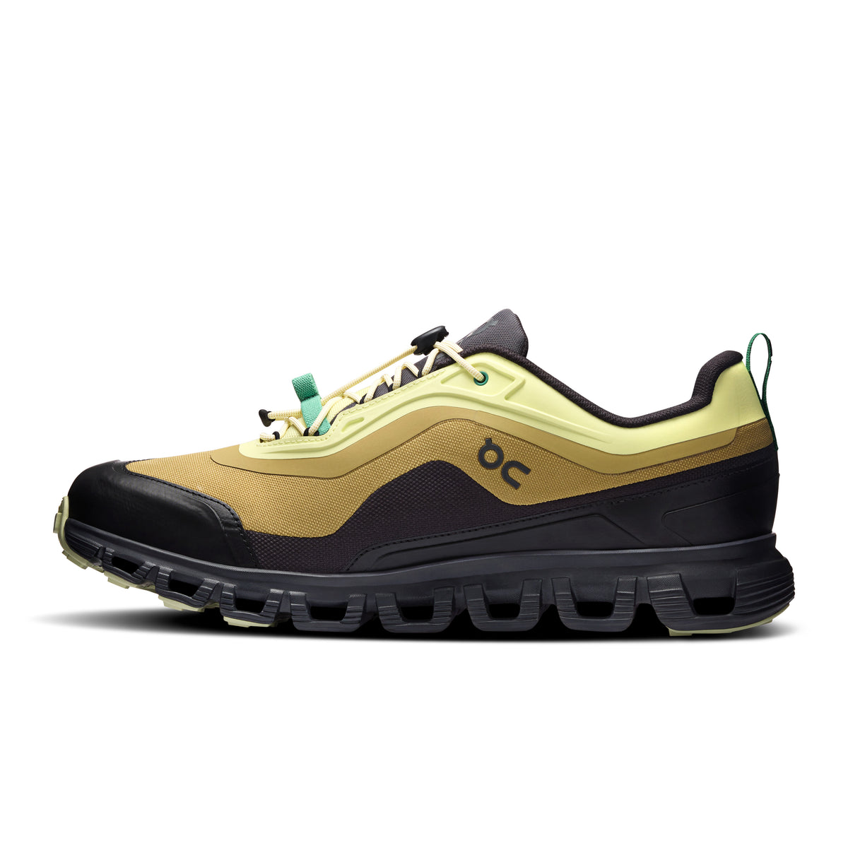 On Cloud 6 Geo Waterproof - Men's in Limelight / Safari - view 4