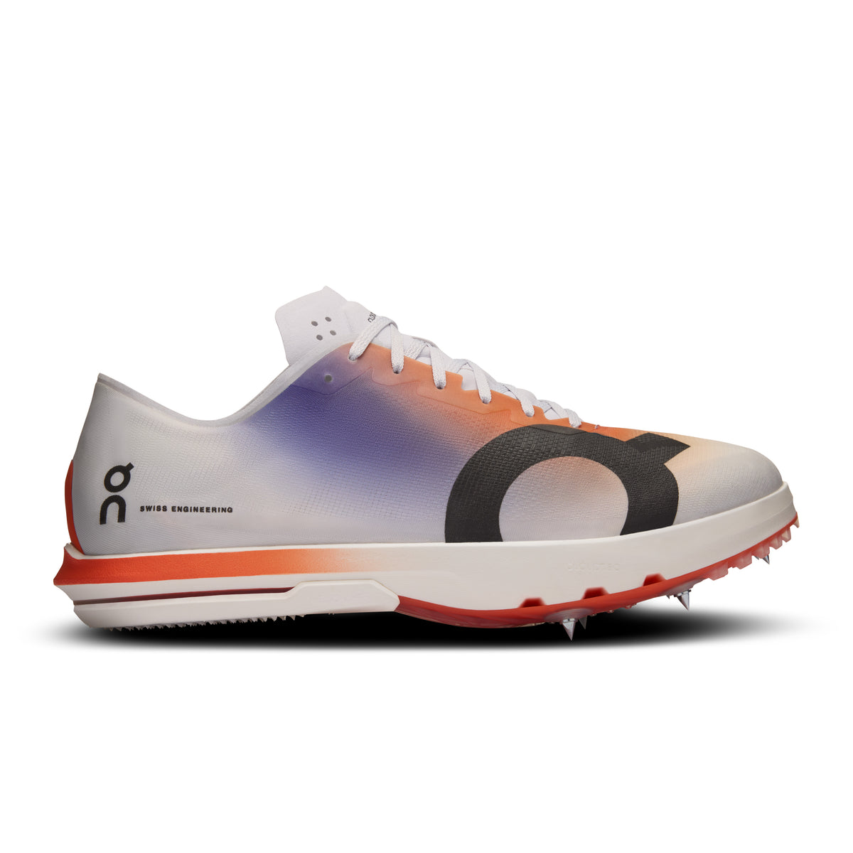 On Cloudspike Citius - Men's in White / Flame - primary view