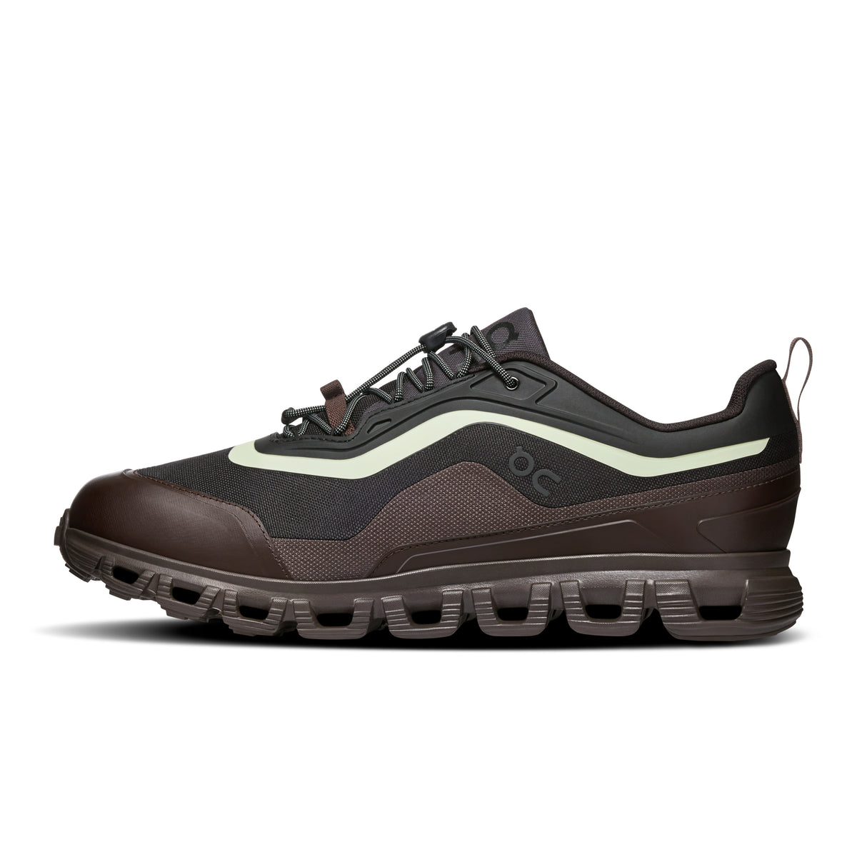 On Cloud 6 Geo Waterproof - Men's in Black / Lima - view 4
