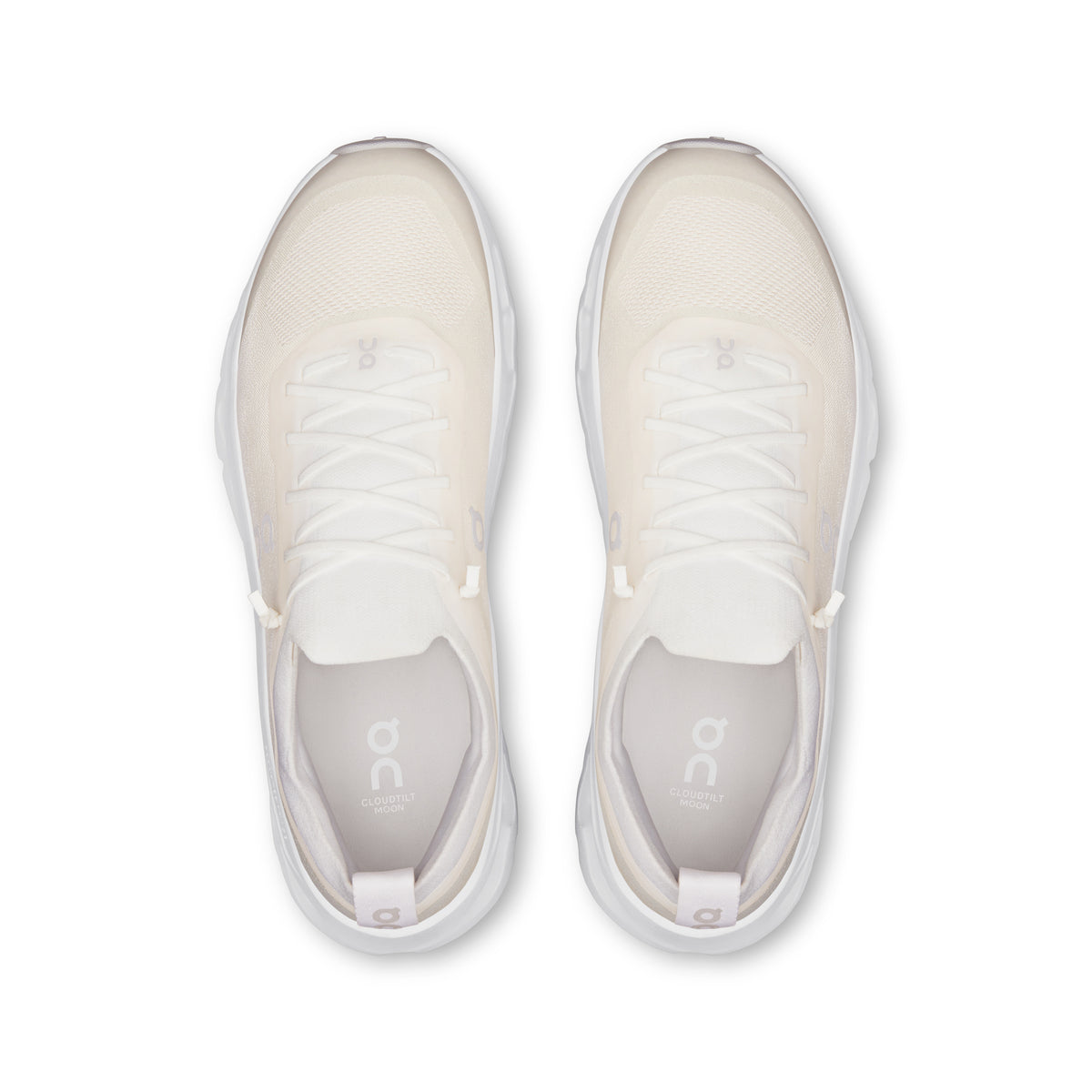 On Cloudtilt Moon - Men's in White / Frost - view 2