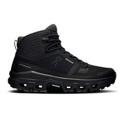 On Cloudrock Mid Waterproof - Women's in Black / Black - primary view