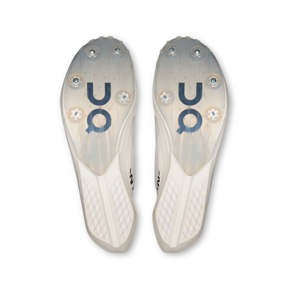 On Cloudspike Amplius 2 - Men's in White / Frost - view 3