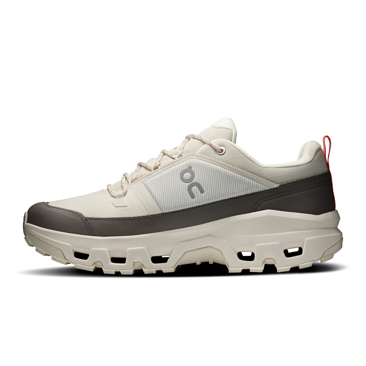 On Cloudrock Low Waterproof - Men's in Ivory / Ivory - view 4