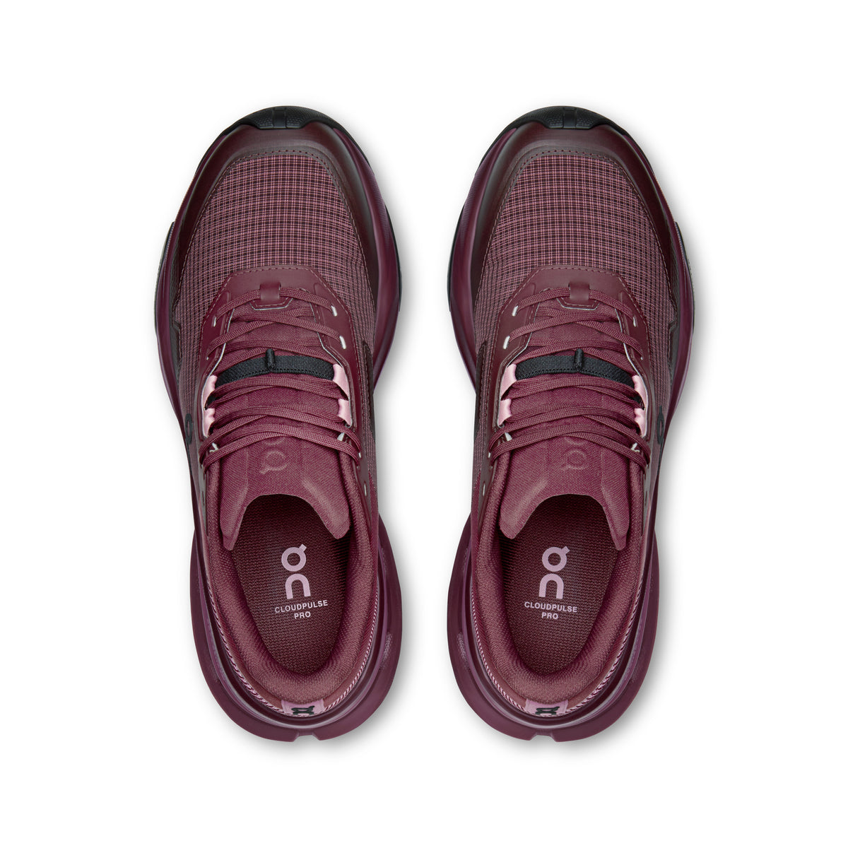 On Cloudpulse Pro - Women's in Maroon / Rhodonite - view 2