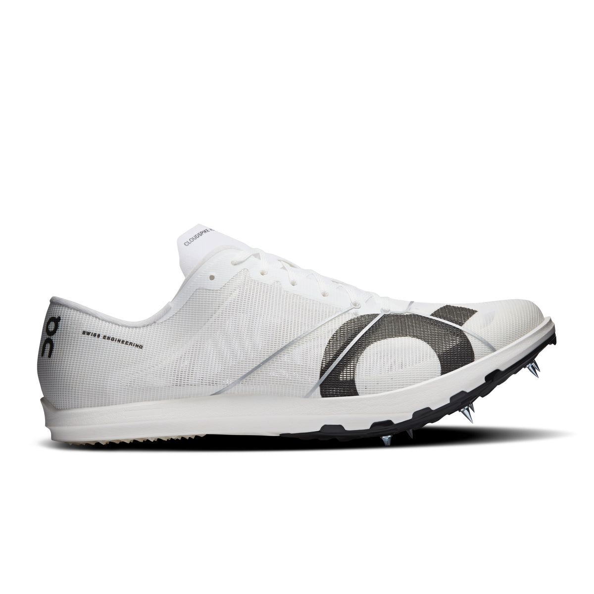 On Cloudspike XC - Men's in White / Black - primary view