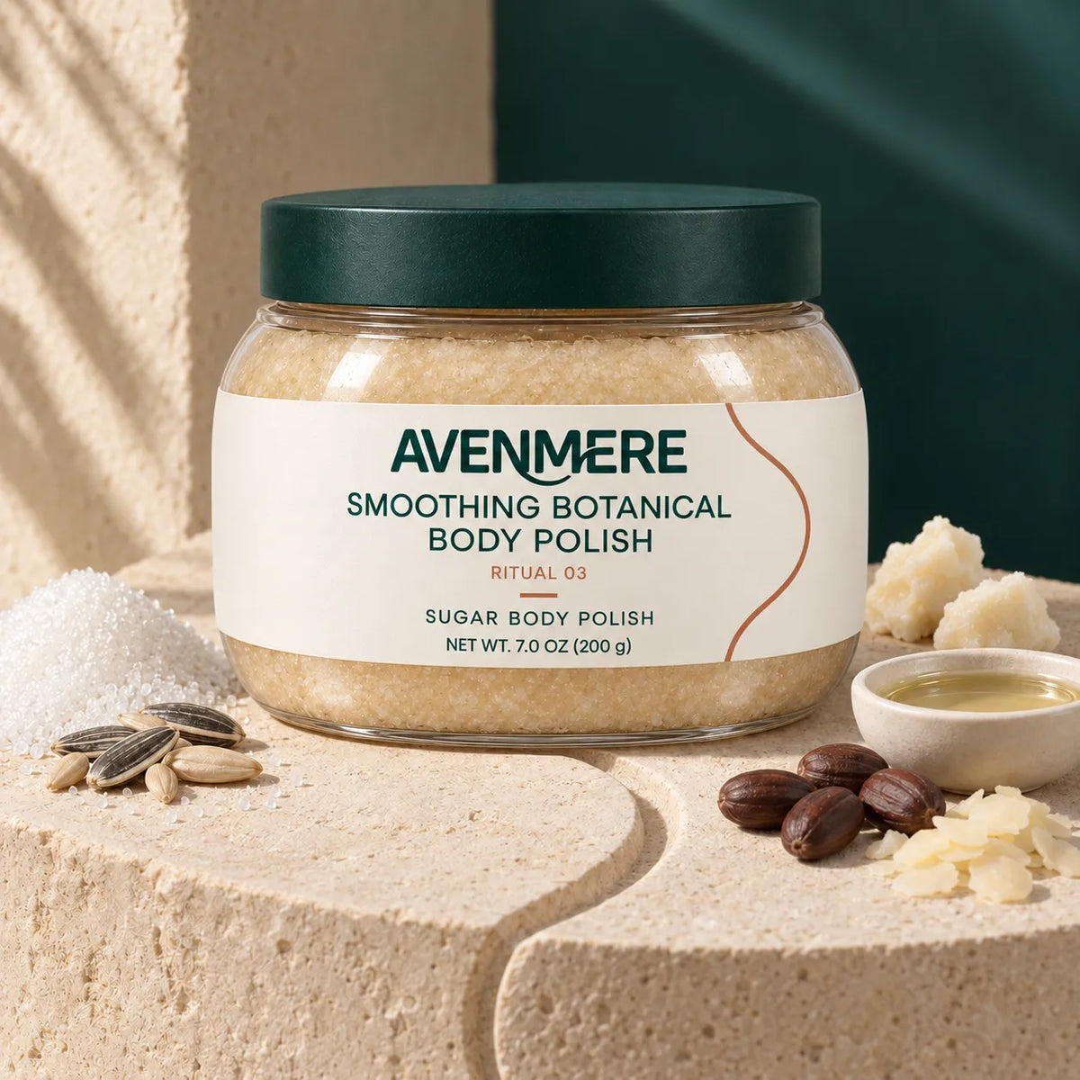 AVENMERE Smoothing Botanical Body Polish – 7.0 oz