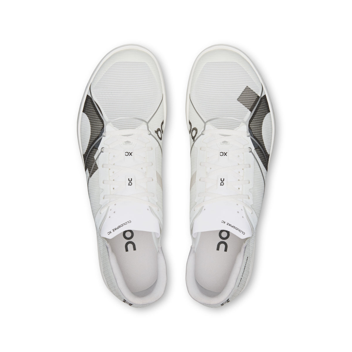 On Cloudspike XC - Men's in White / Black - view 2