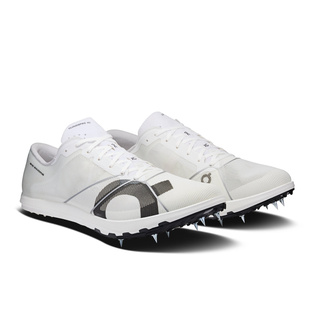 On Cloudspike XC - Men's in White / Black - view 6