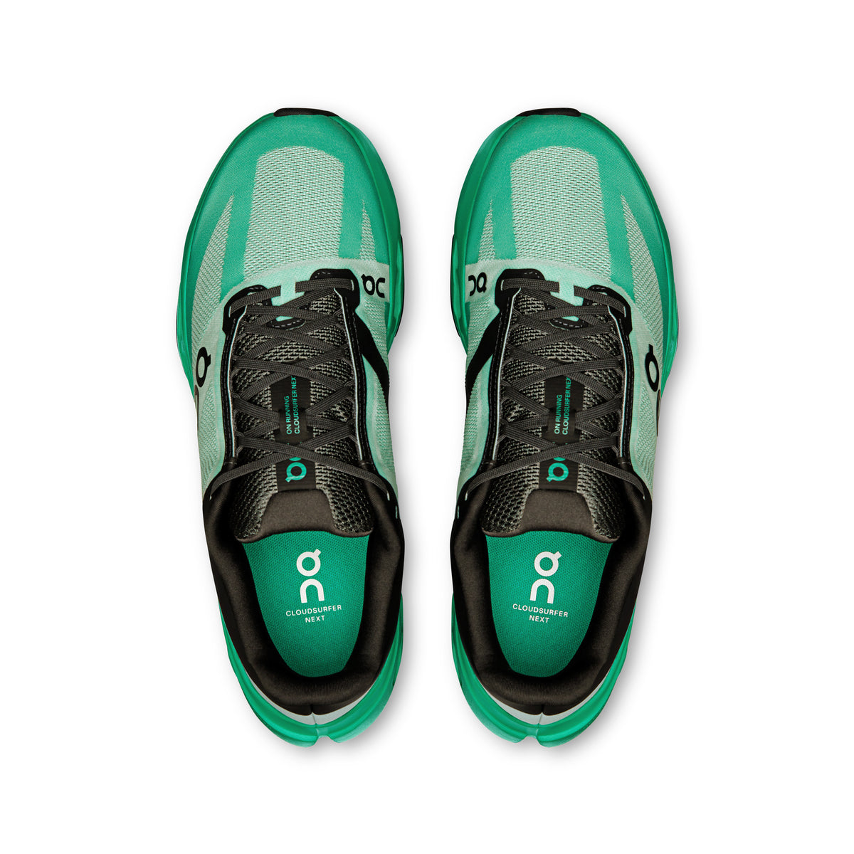On Cloudsurfer Next - Men's in Mint / Black - view 2