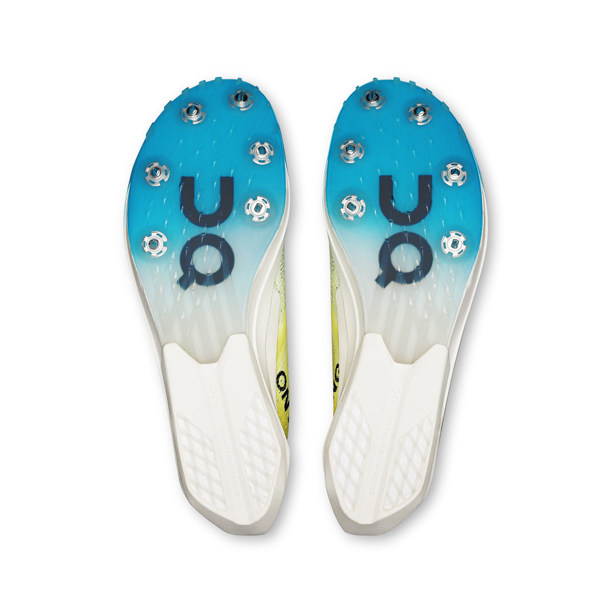On Cloudspike Citius 2 - Women's in Limelight / White - view 3