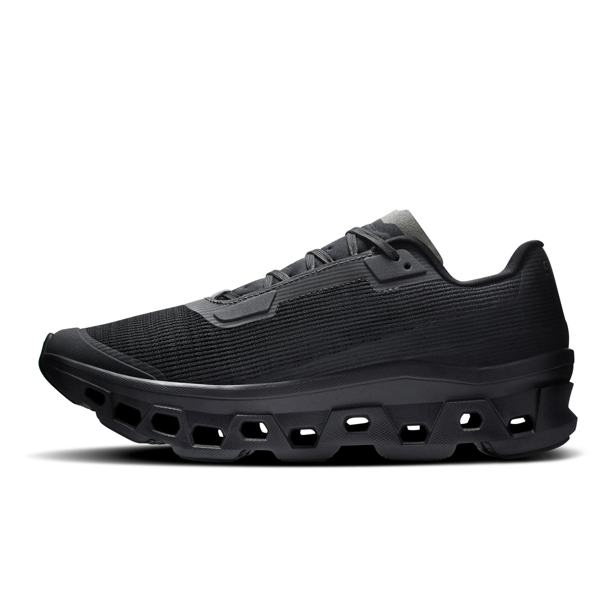 On Cloudmonster Void - Women's - Limited Edition Ivory / Doe in Black / Black - view 4