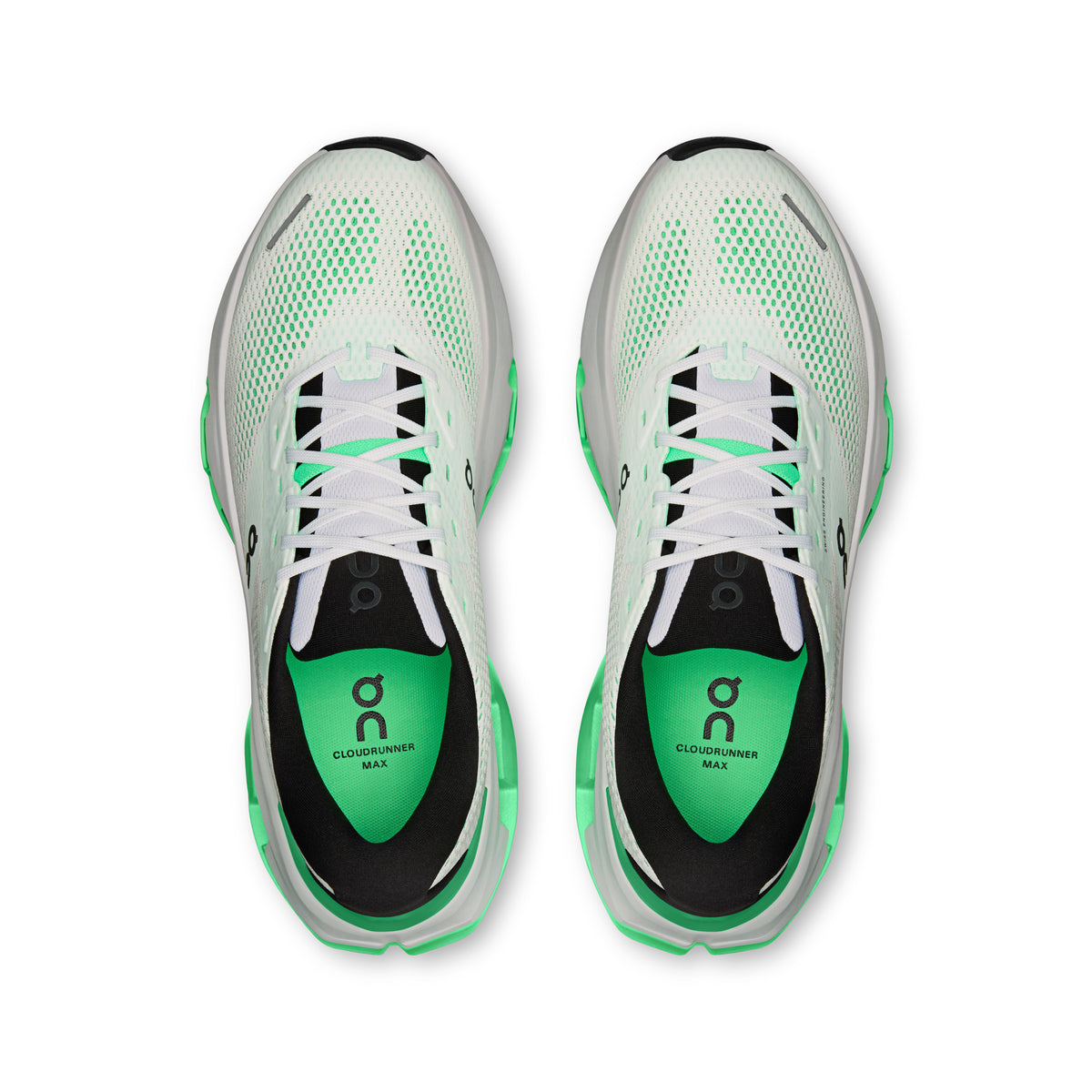 On Cloudrunner 3 Max - Men's in White / Verdite - view 2