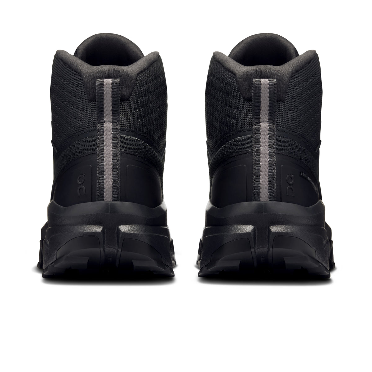 On Cloudrock Mid Waterproof - Women's in Black / Black - view 5