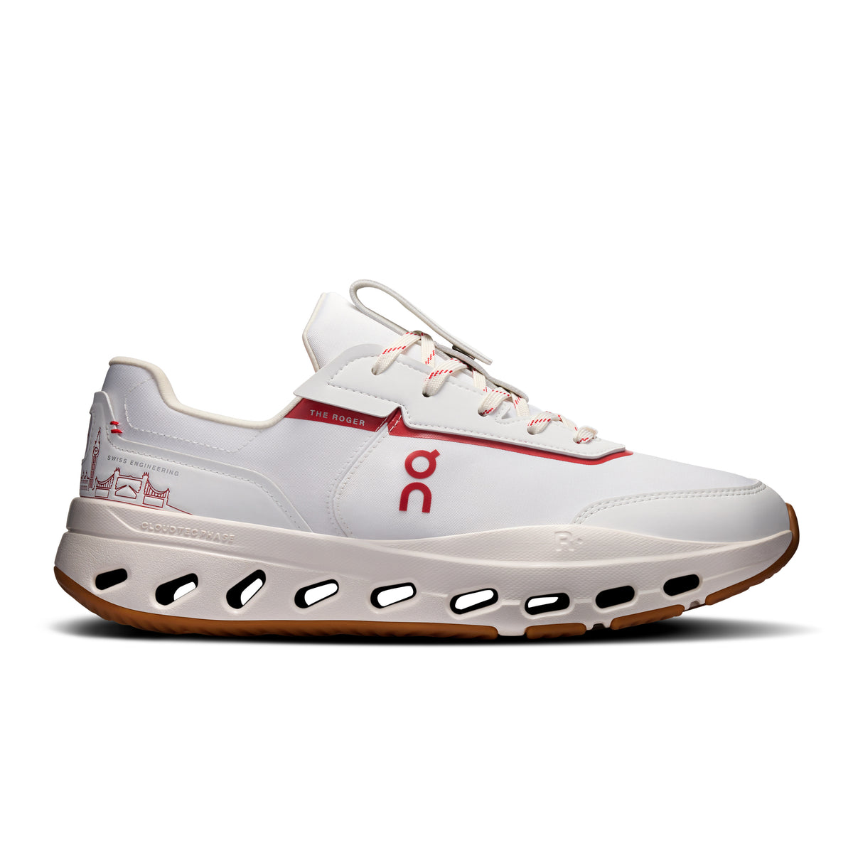 On THE ROGER Wildcard LC - Men's in White / Robin - primary view