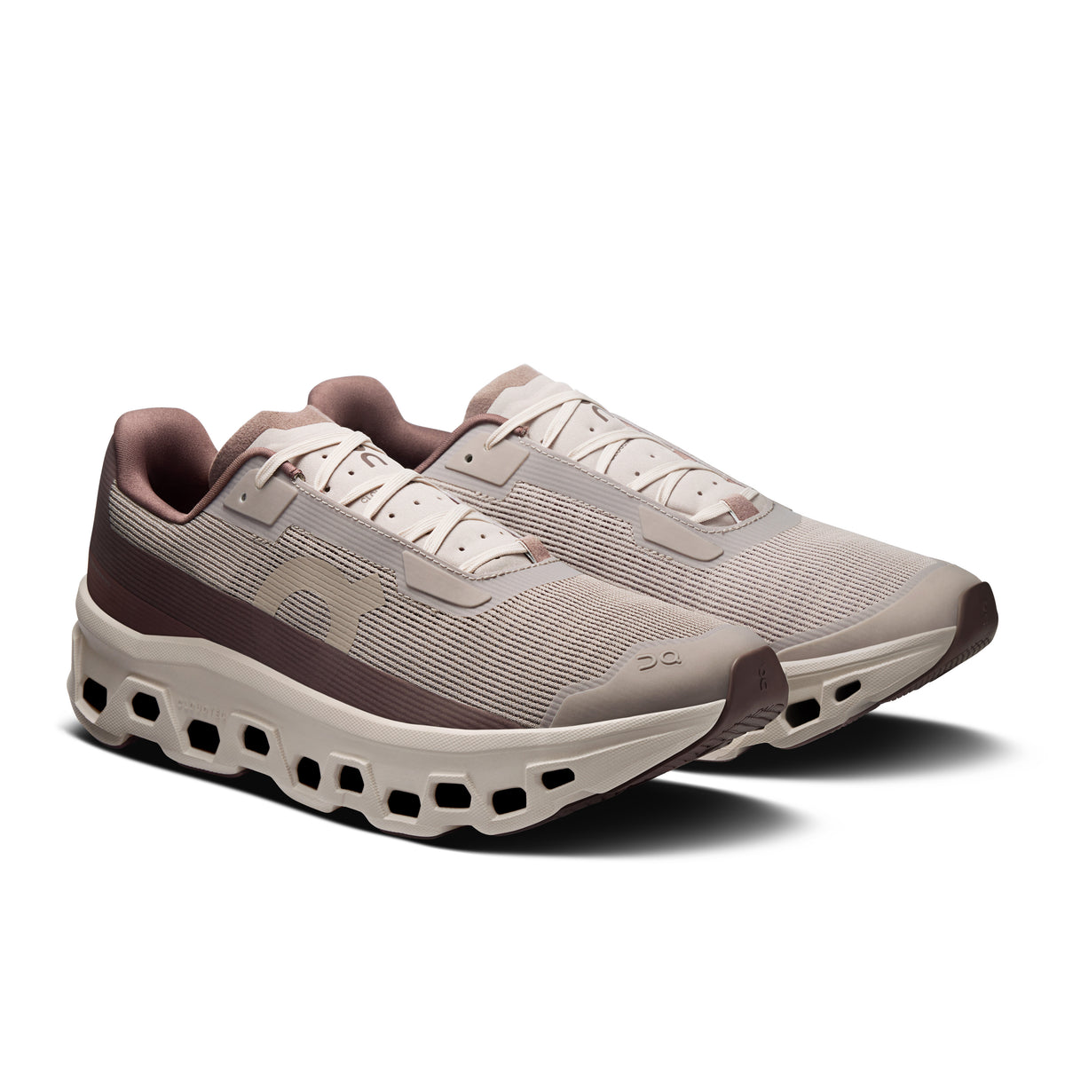 On Cloudmonster Void - Men's in Fog / Pearl - view 6