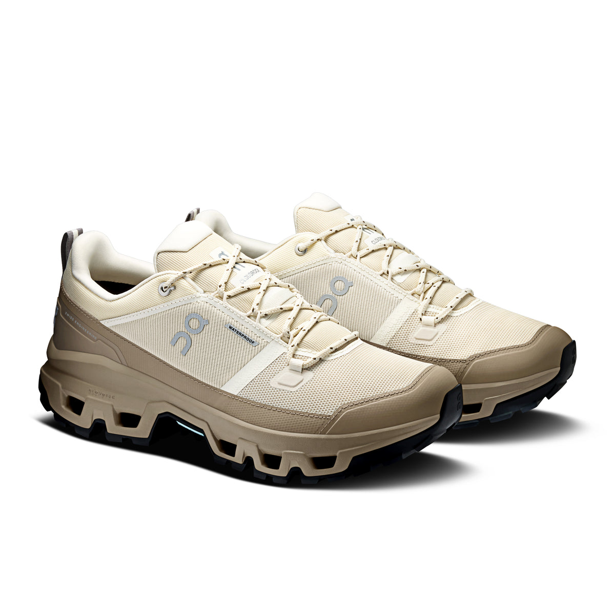 On Cloudrock Low Waterproof - Men's in Grain / Soba - view 6