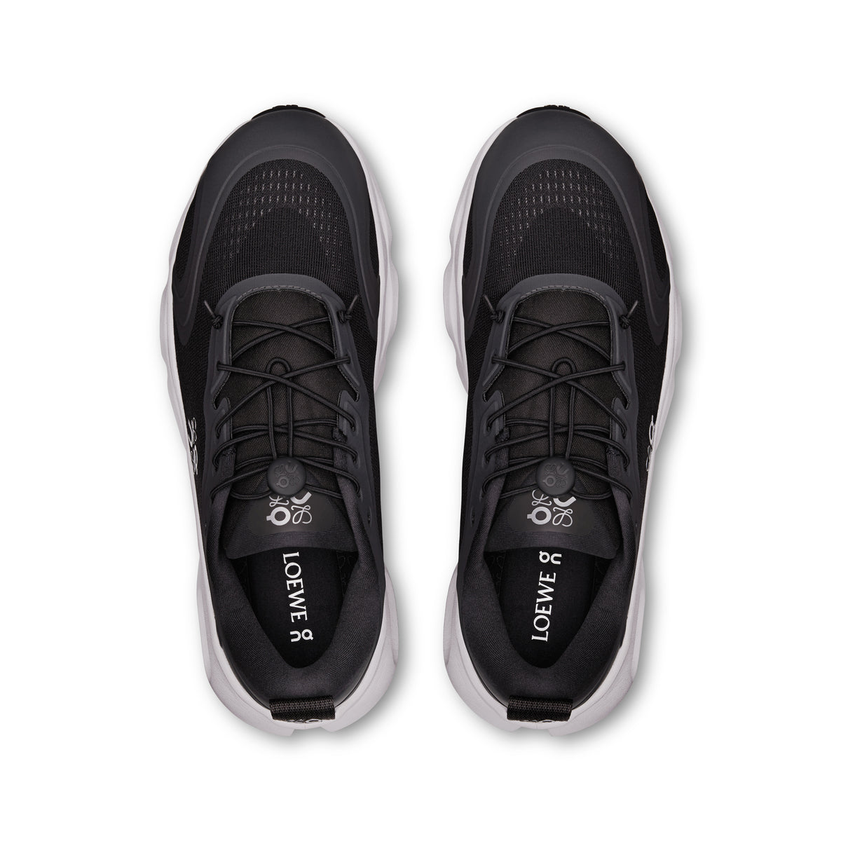 On Cloudsolo LOEWE - Women's in Black / White - view 2