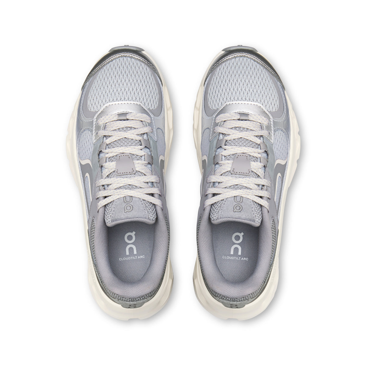On Cloudtilt Arc - Women's in Alloy / Ivory - view 2
