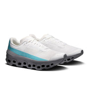 On Cloudmonster Void - Women's - Limited Edition Ivory / Doe in White / Aquamarine - view 6
