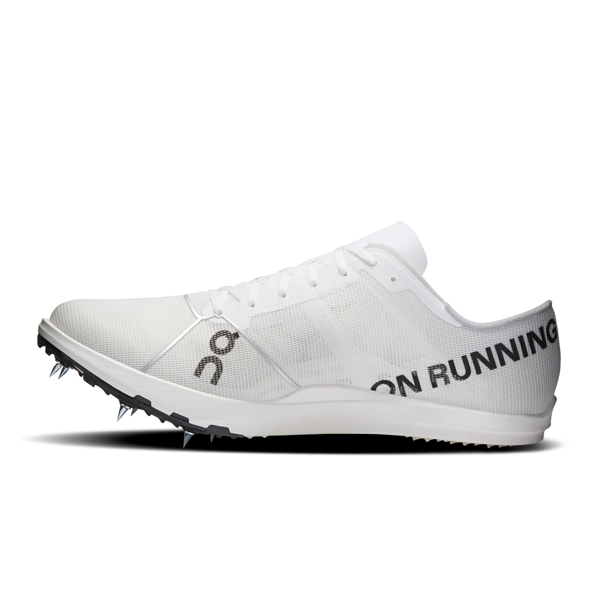 On Cloudspike XC - Men's in White / Black - view 4