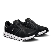 On Cloud 6 Wide - Men's in Black / White - view 6