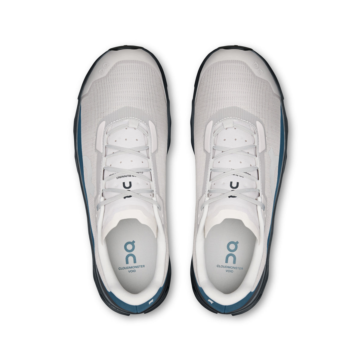 On Cloudmonster Void - Men's in Silver / Eclipse - view 2