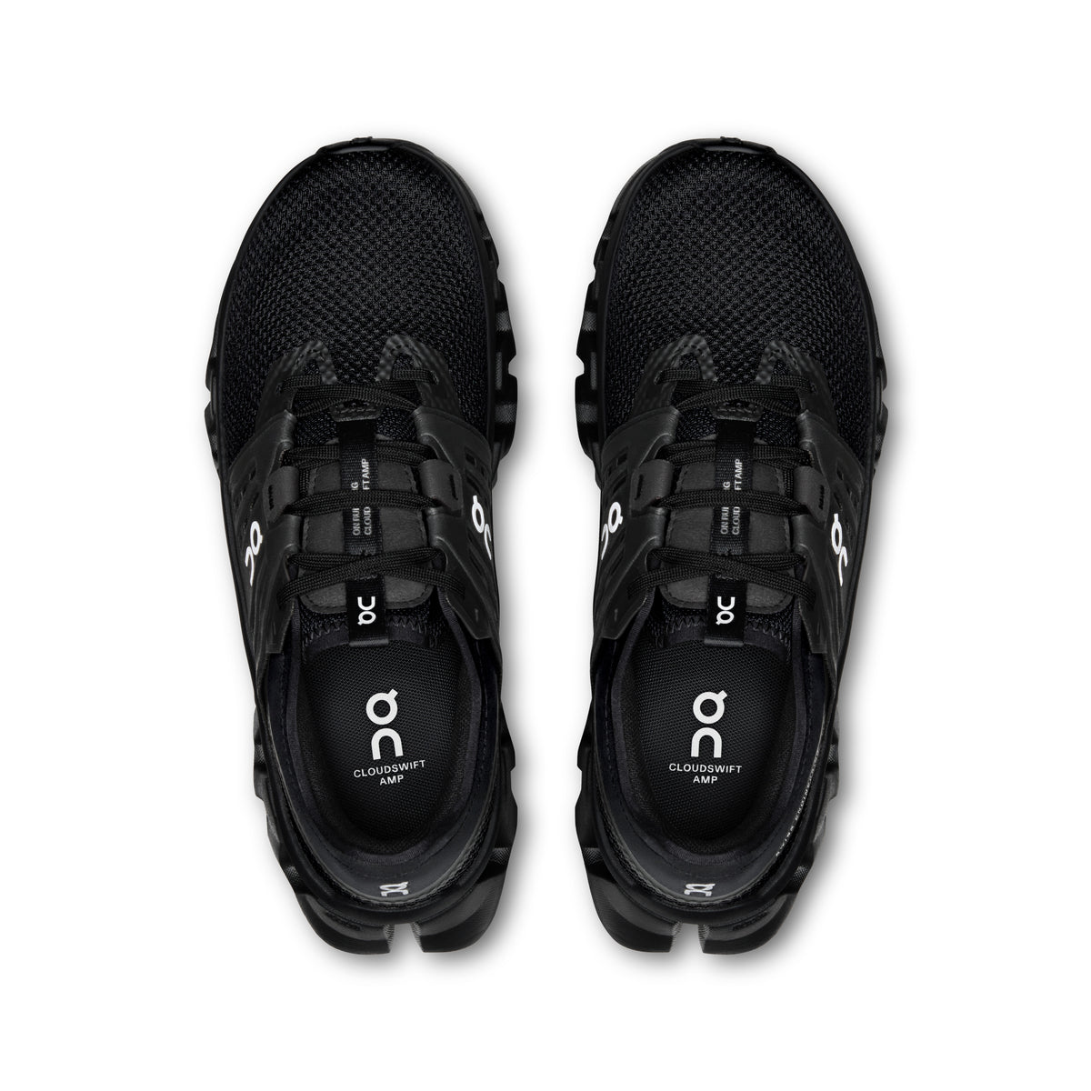 On Cloudswift Amp - Women's in Black / Silver - view 2