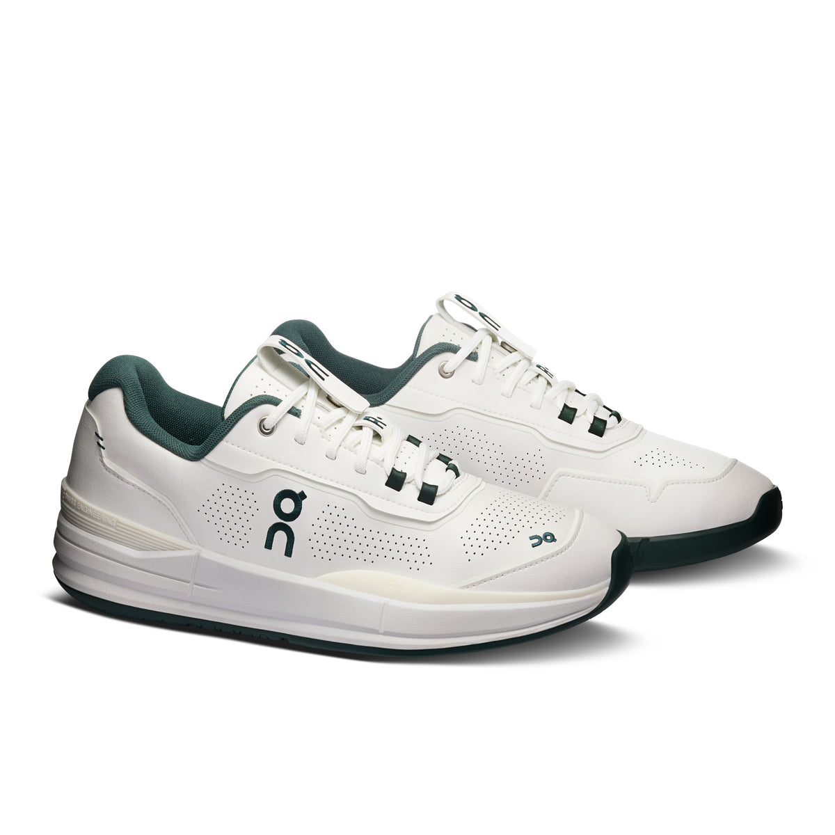 On THE ROGER Pro LDN - Men's in White / Evergreen - view 6