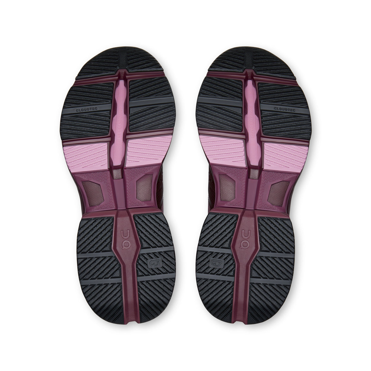 On Cloudpulse Pro - Women's in Maroon / Rhodonite - view 3