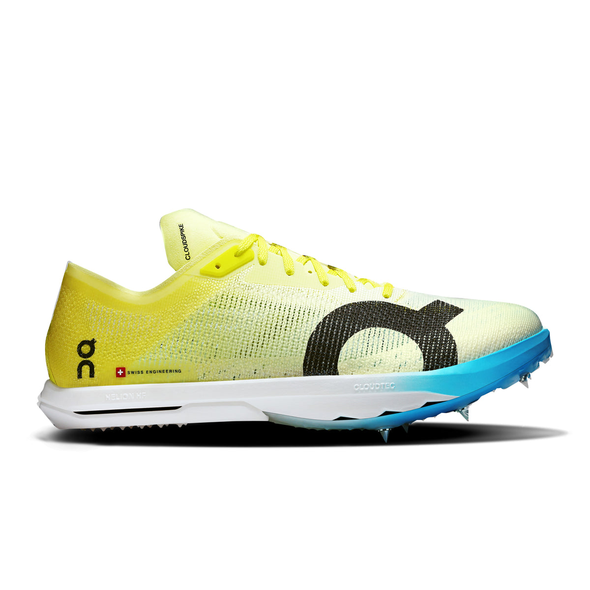 On Cloudspike Citius 2 - Women's in Limelight / White - primary view