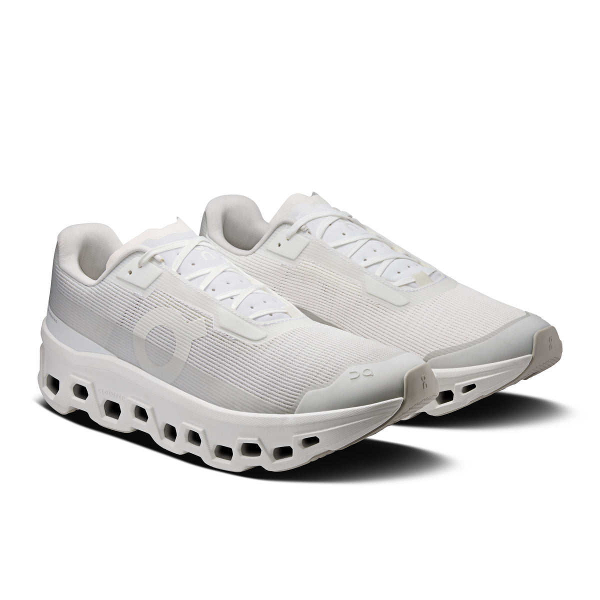 On Cloudmonster Void - Men's in White / White - view 6
